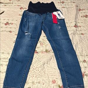 HAUTE MAMÁ Blue Maternity Jeans